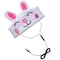 Contixo Adjustable Fleece Headband Headphones, Rabbit H1-Rabbit - alternate 1